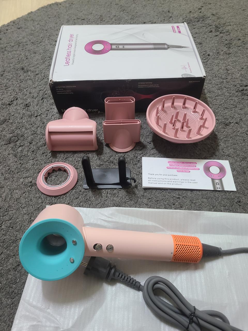 차이슨 슈퍼소닉 세라믹팝 드라이기 220V 거치대포함6종노즐 (새상품)