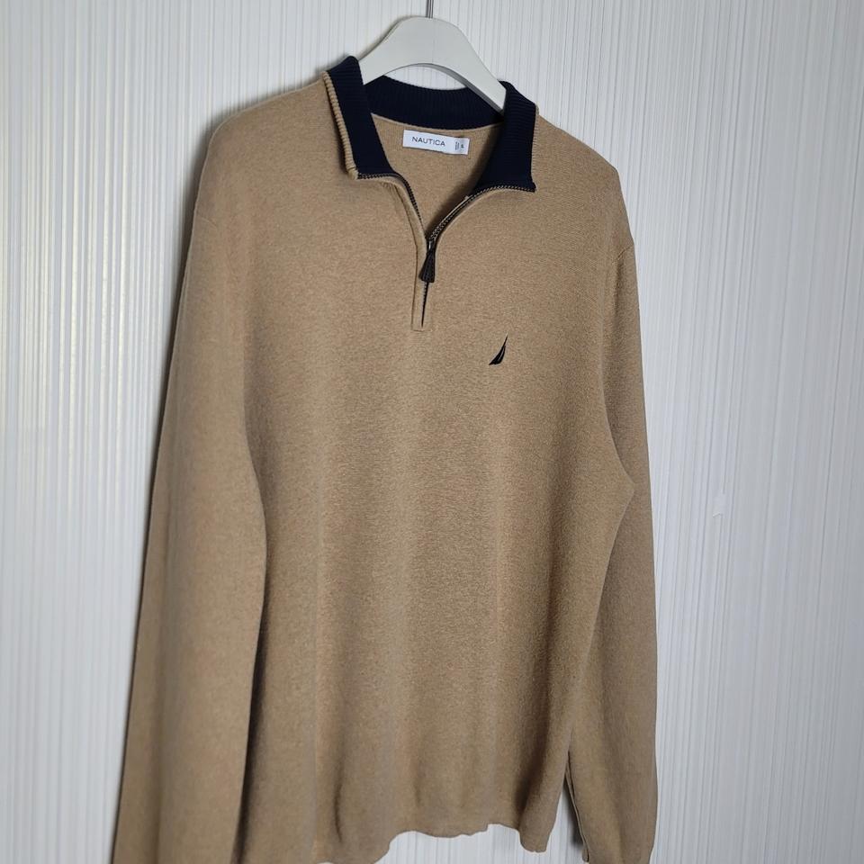 xl 노티카 하프집업 니트 베이지