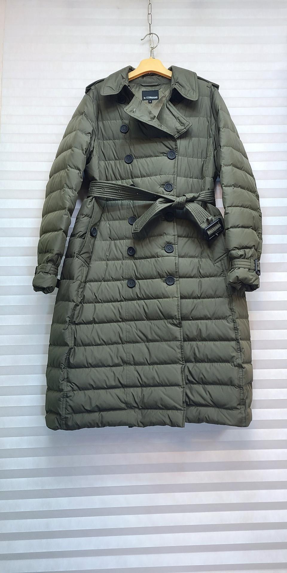 르꼬르망> 구스다운 벨티드 롱패딩