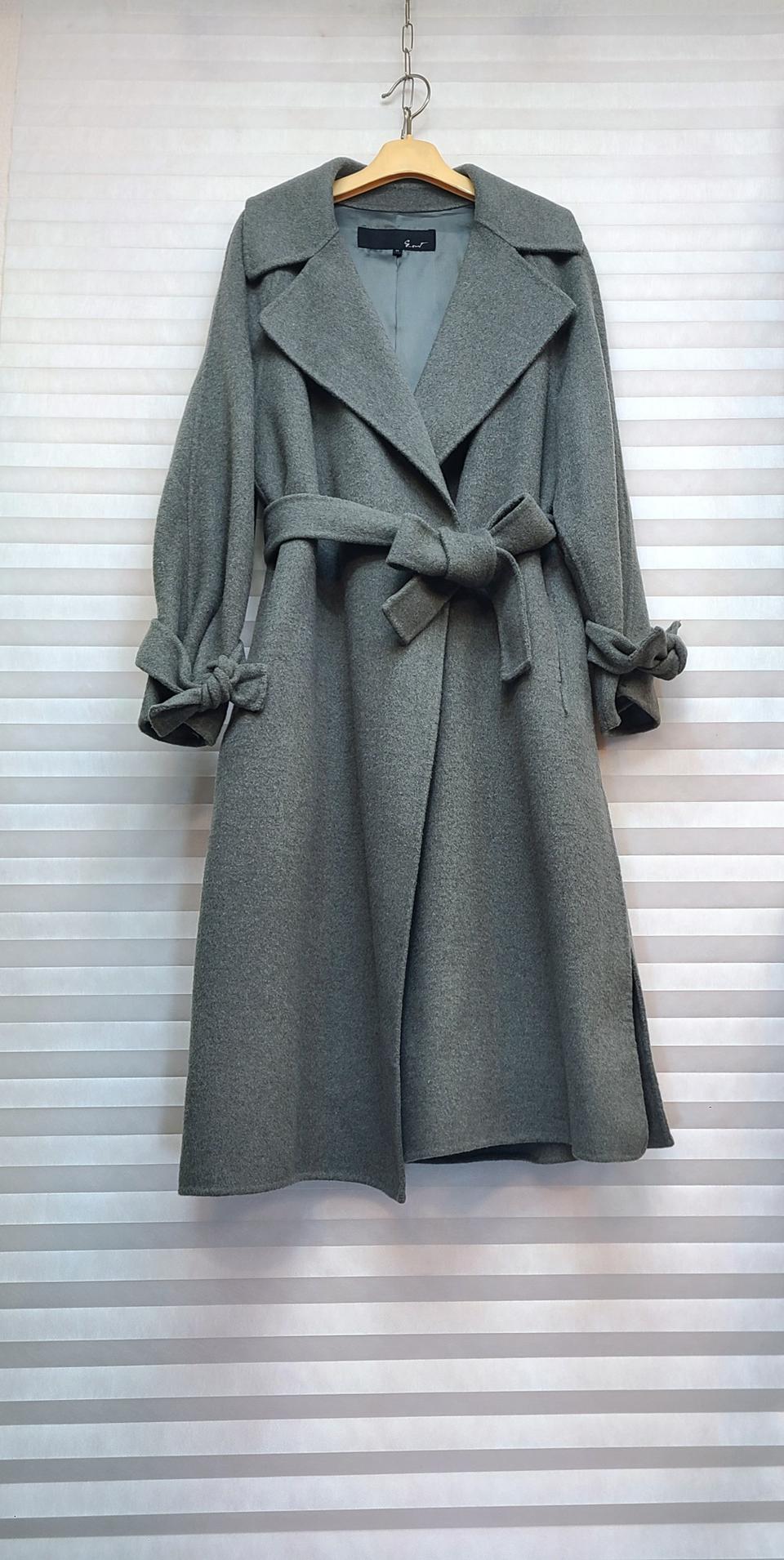 지컷> 울캐시미어 벨티드 코트