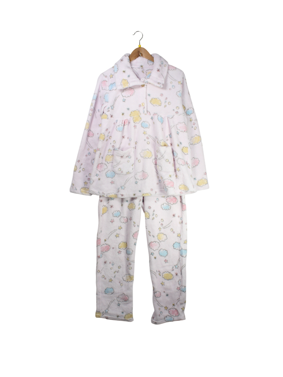 JPN 별 구름 프린팅 룸웨어 세트 [25120313]