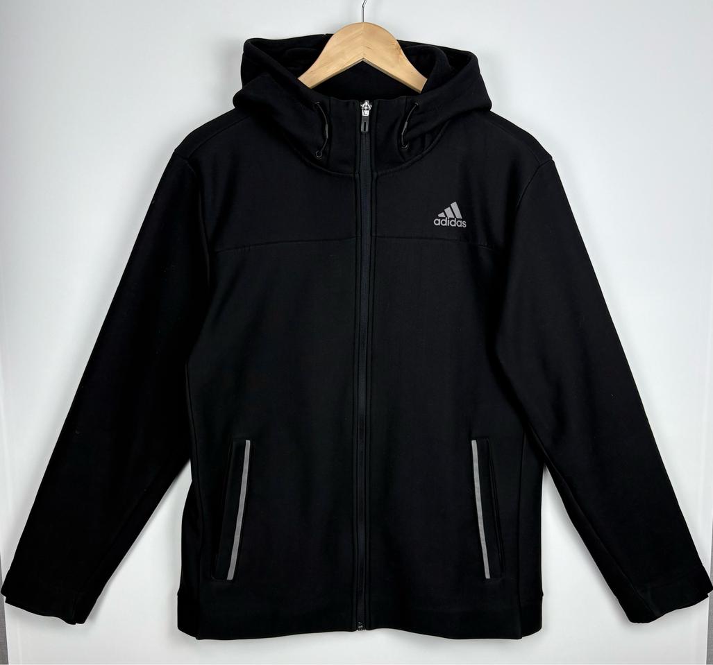 아디다스 플리스 기모 집업 자켓