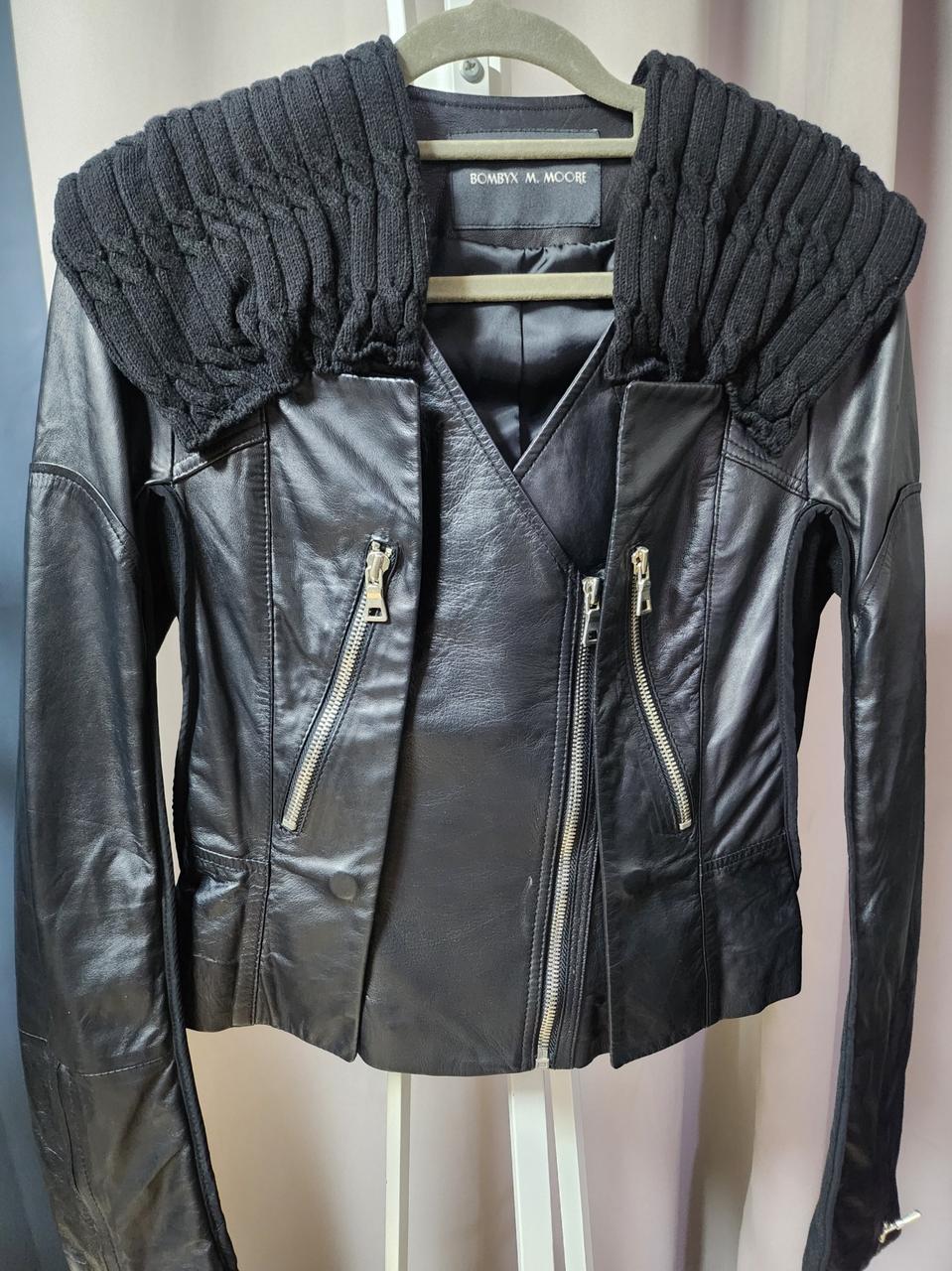 봄빅스 가죽자켓