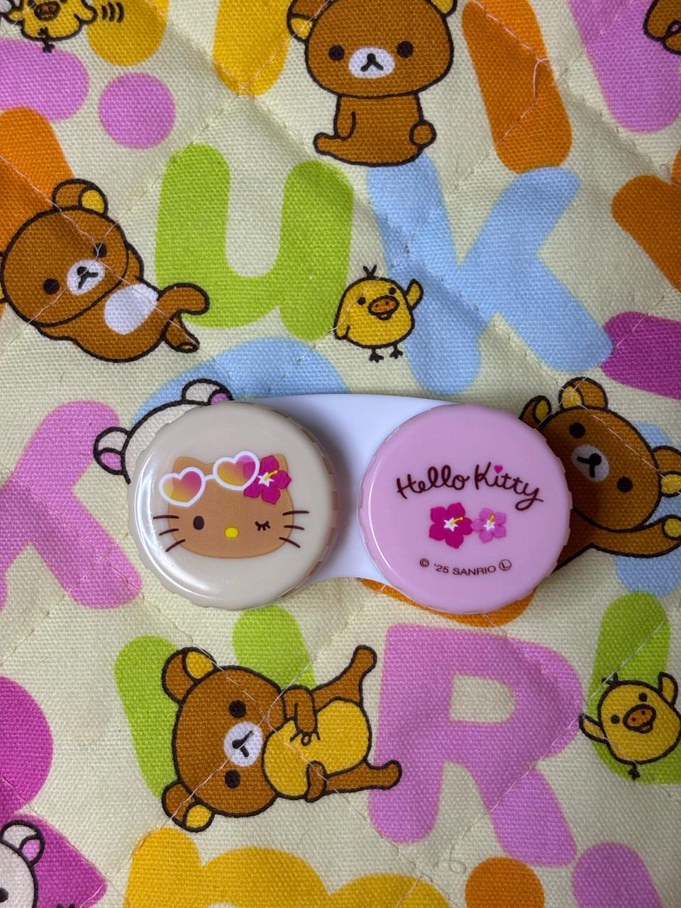 산리오 태닝키티 렌즈케이스 [일본정품 새상품]