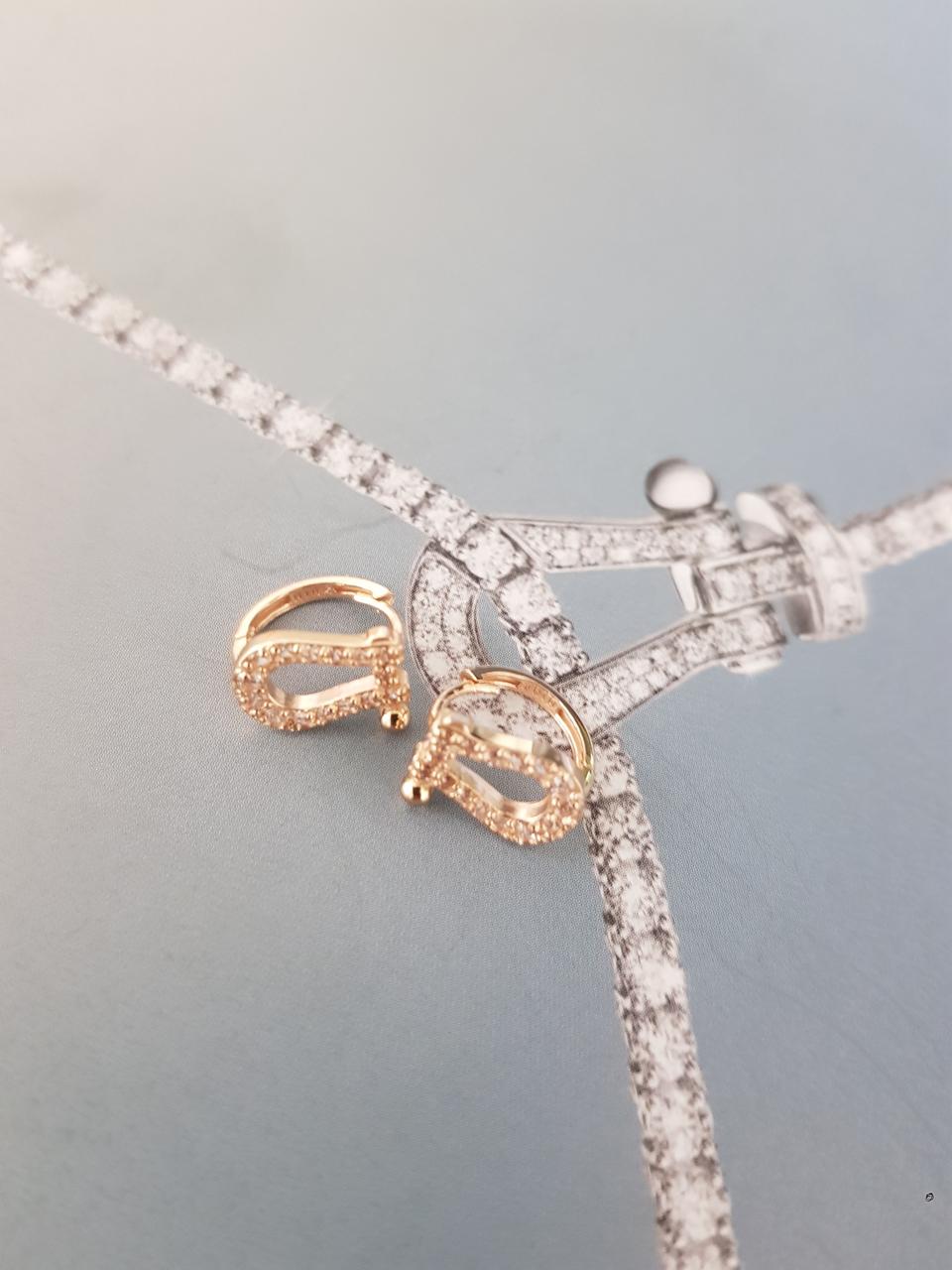 18k 트렌디 프레 원터치 귀걸이