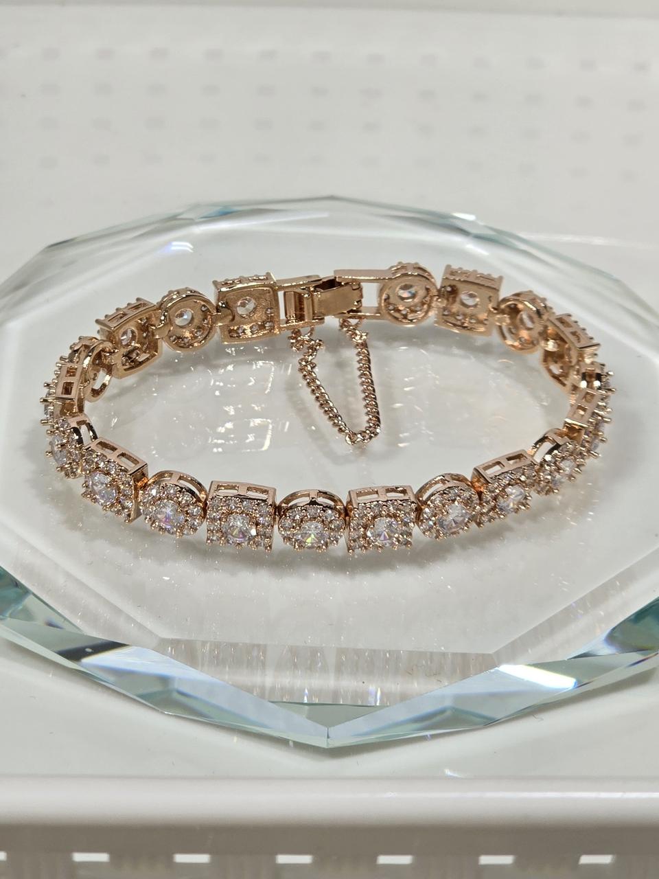 큐빅셋팅 테니스 팔찌