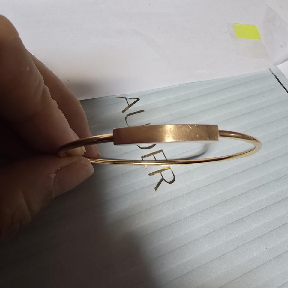 18k핑크골드  민스틱 뱅글 팔찌