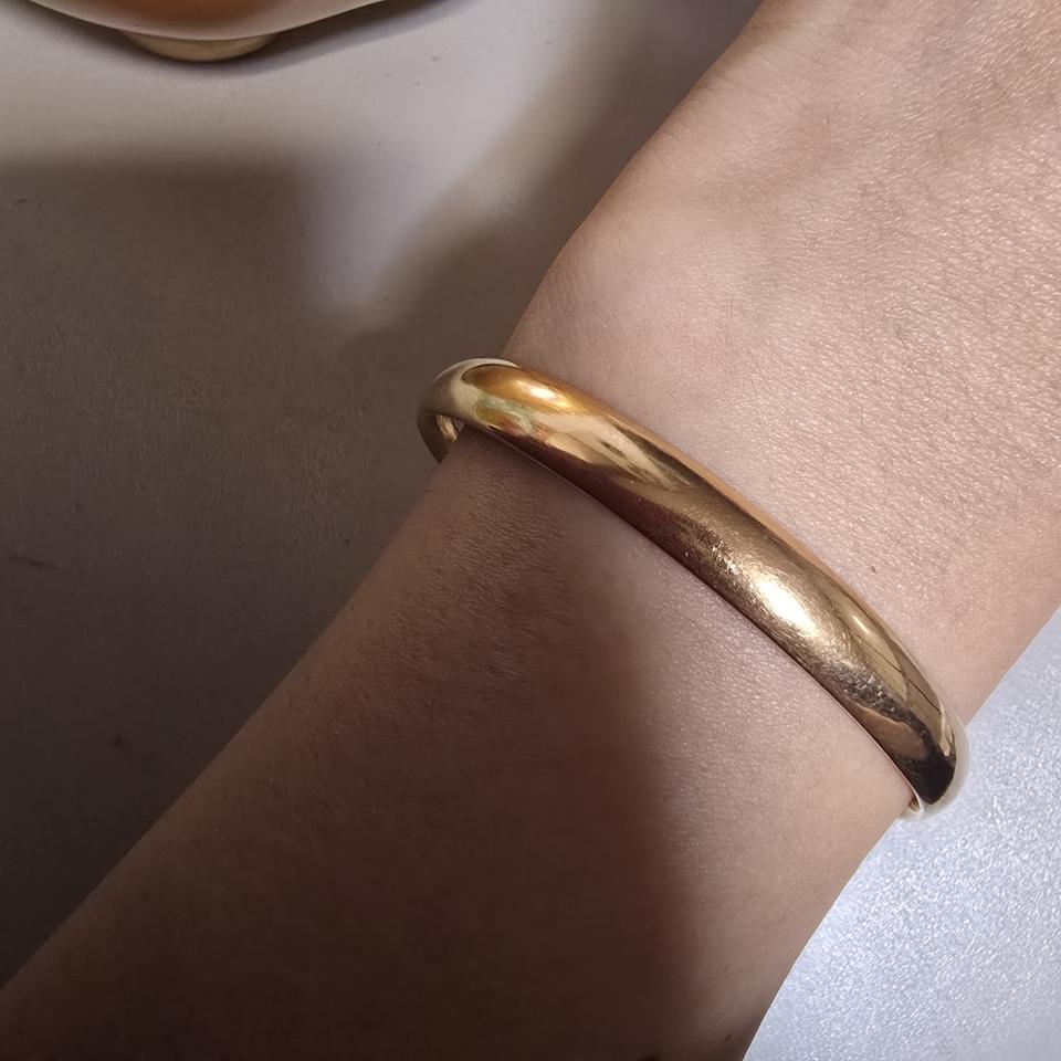 18k핑크골드 민뱅글 팔찌