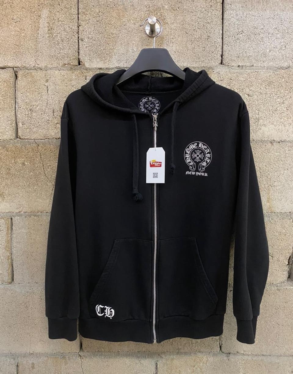 크롬히츠 뉴욕 홀스슈 정품 후드집업