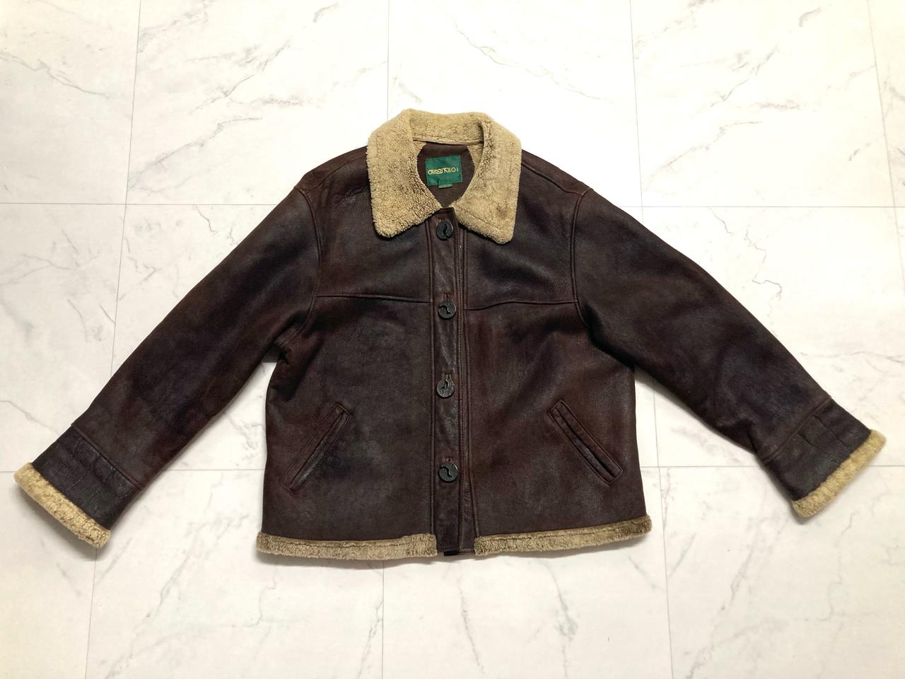 90s 램스킨 양가죽 순양모 쉐르파 무스탕 100-105