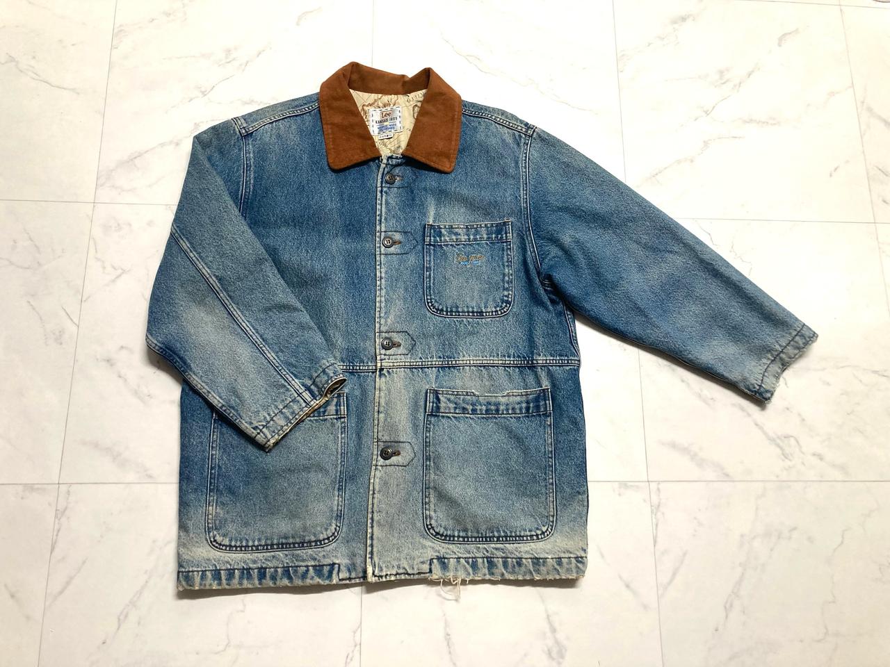 80-90s 리 LEE 데님 초어 워크 자켓 100-105