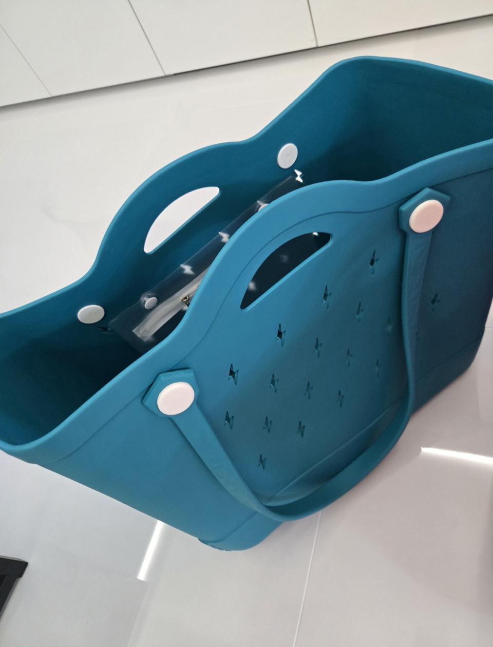 EVA 비치 도트백