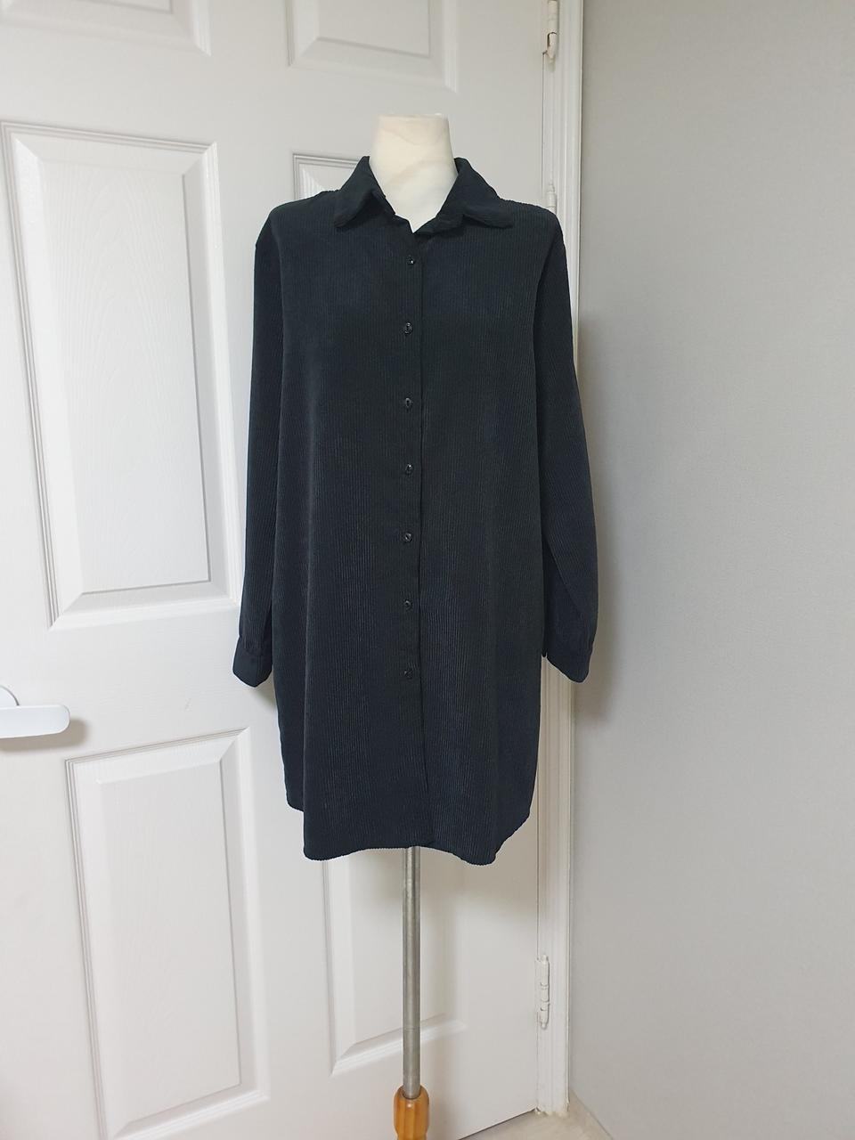 (상태좋음)코듀로이 박시한 롱남방 셔츠 55~77