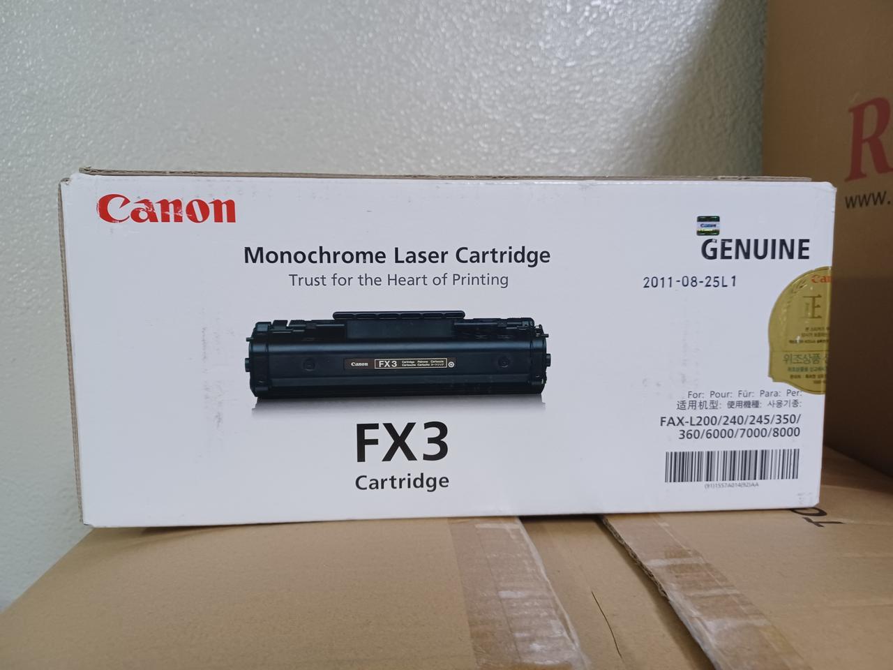 FX3 케논레이저팩스 정품토너
