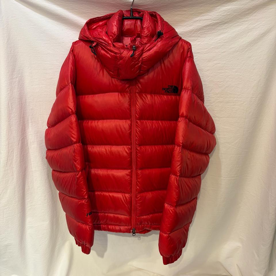 노스페이스 700 레드 패딩 자켓