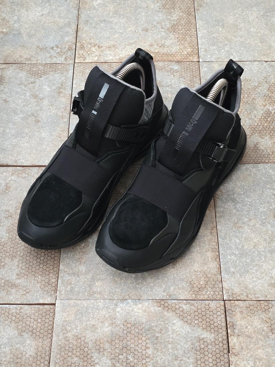 (260)푸마 알렉산더맥퀸 셀 버블 러너 미드 블랙 스니커즈 운동화