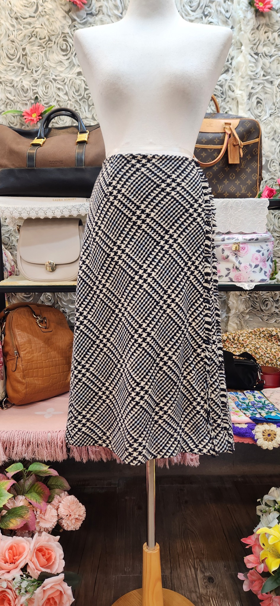 AREA FREE 트위드 롱스커트(29~30)