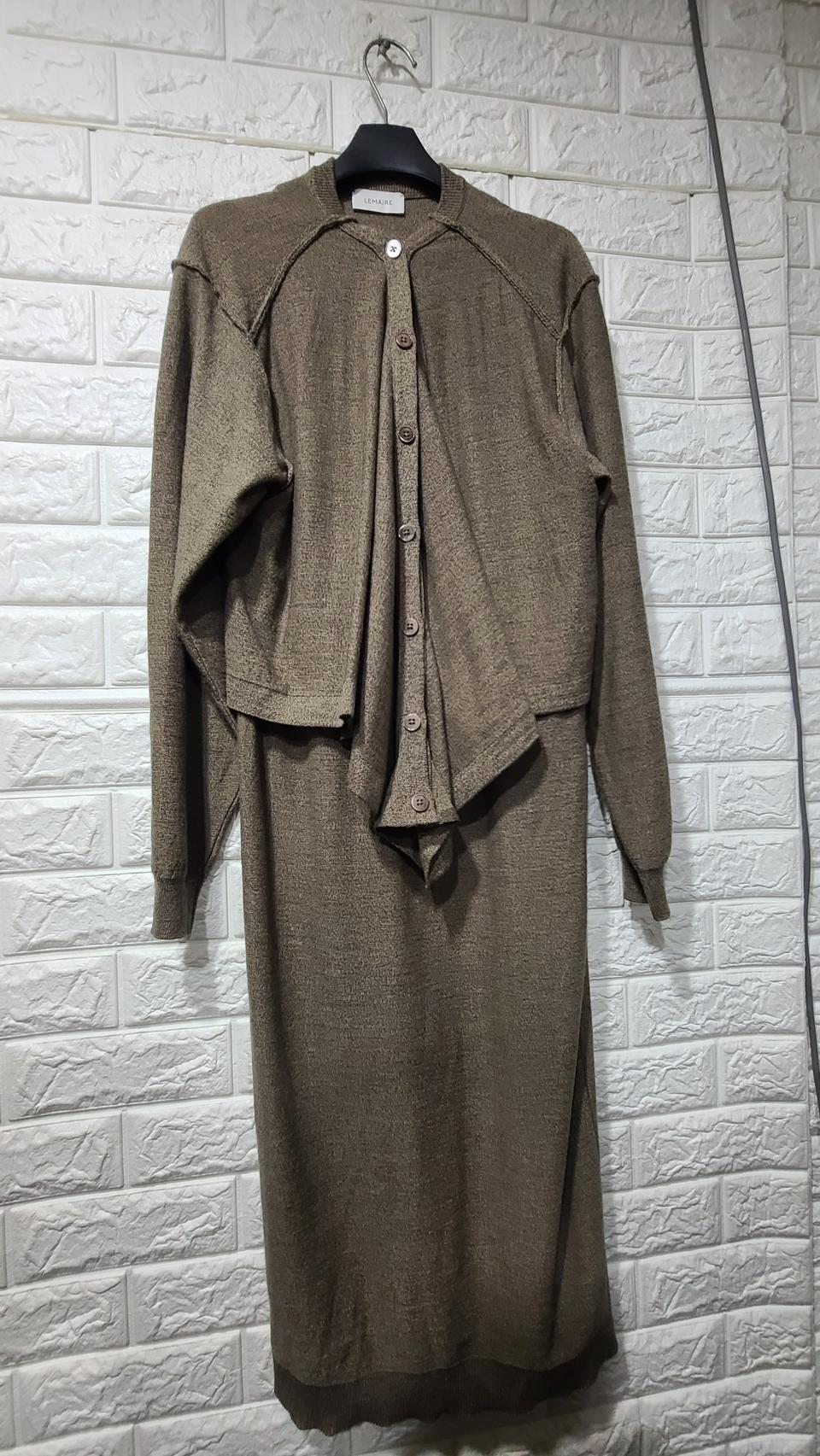 르메르 롱니트 원피스