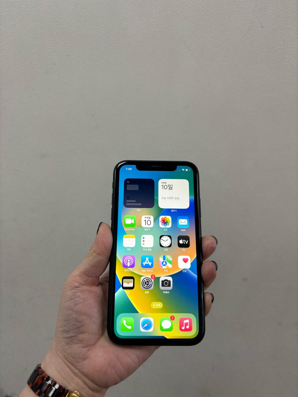 (부산중고폰) 아이폰xr 블랙 64기가 공기계 판매해요