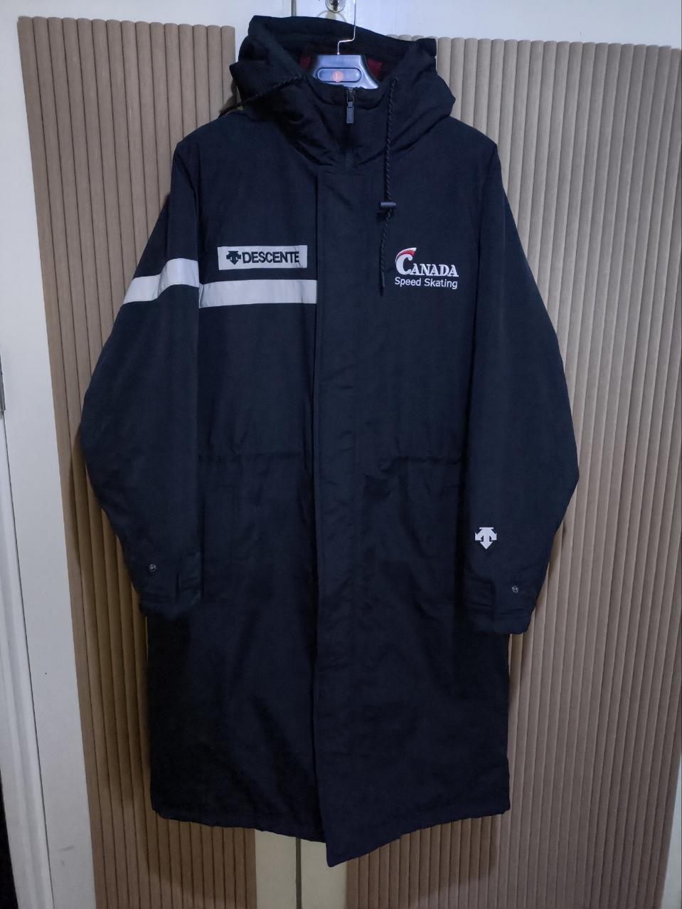 100 데상트 캐나다 스피드스케이팅 롱자켓 파카