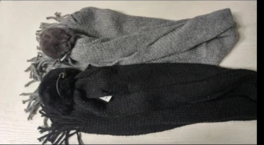 2개 세트ㅡ 고급 앙고라 토끼털 목도리