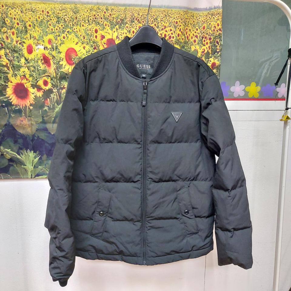 게스 블루종 다운패딩 남성M 5L9