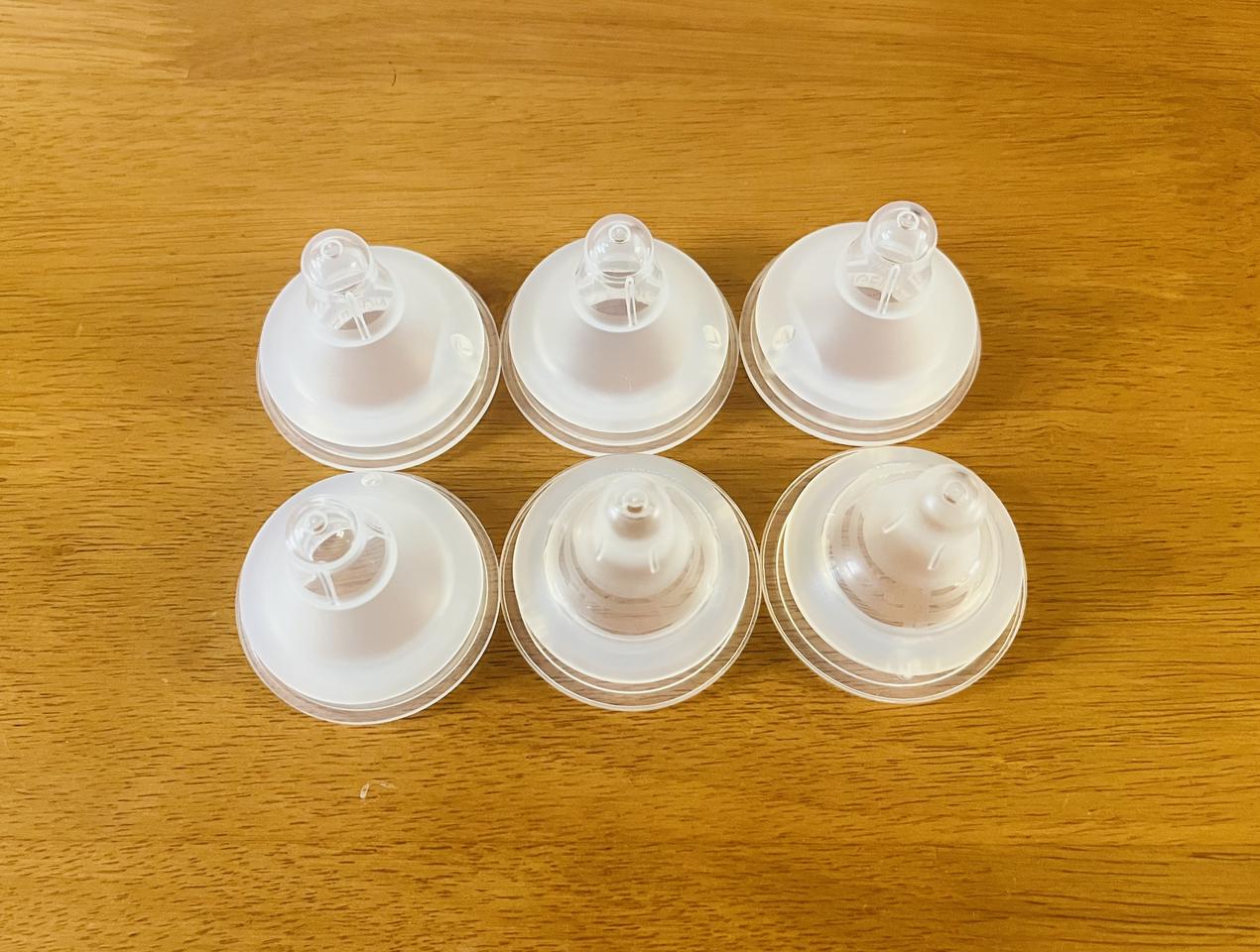 젖꼭지 S사이즈 6개+SS사이즈 1개
