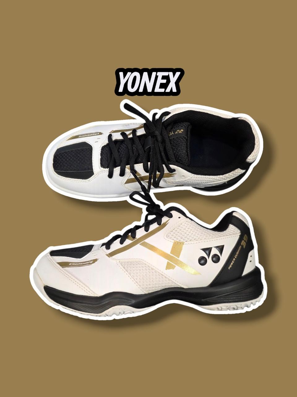 245/ 요넥스 파워쿠션 배드민턴화 골드 남녀공용 /1210