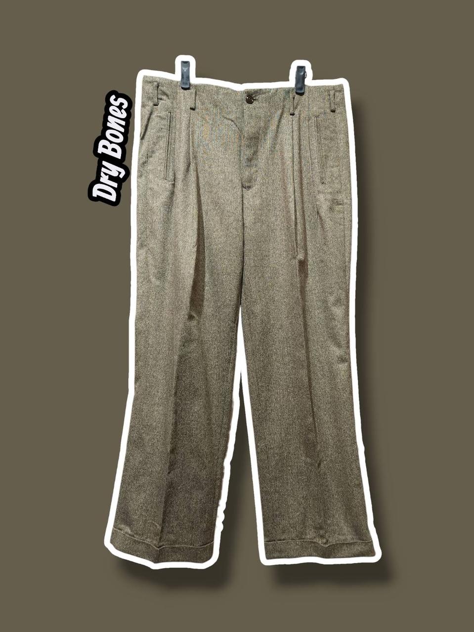 34/ Drybones 드라이본즈 울 실크 바지 /1210