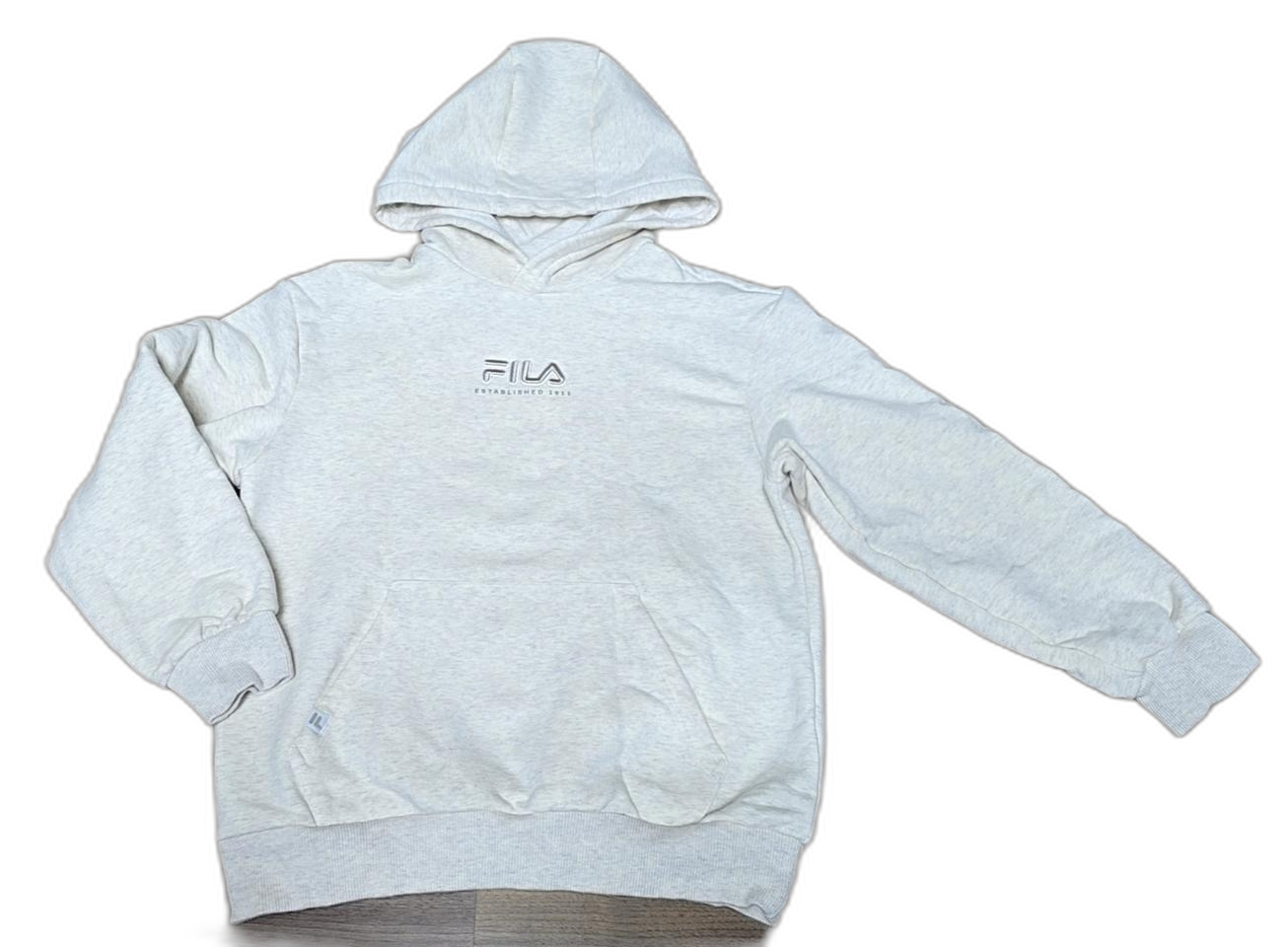 휠라키즈) 여아용 기모 후드티, 155(새상품)