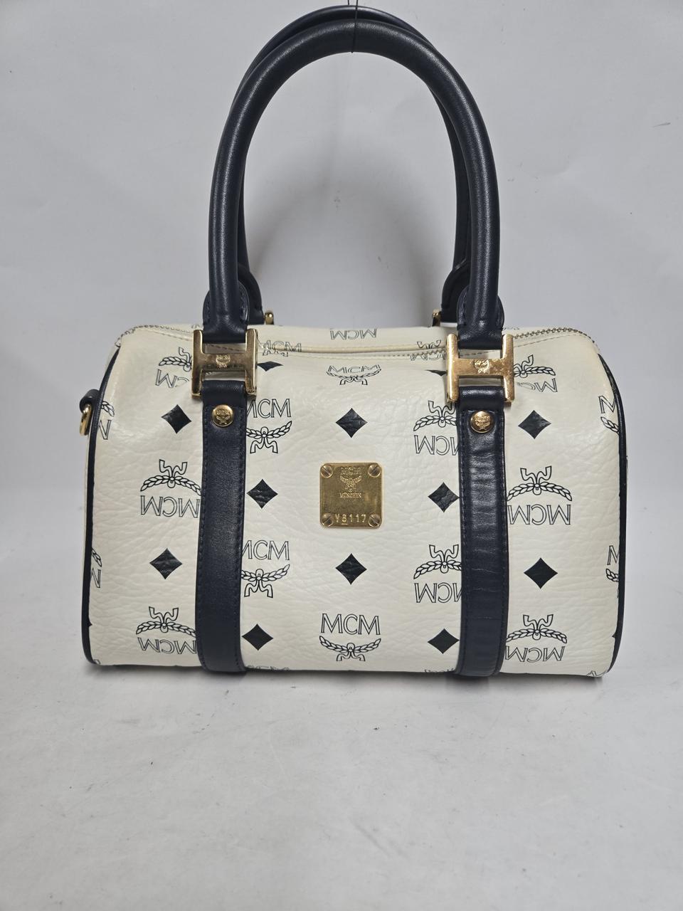 MCM  비세토스 보스턴백 토트백 스트랩X