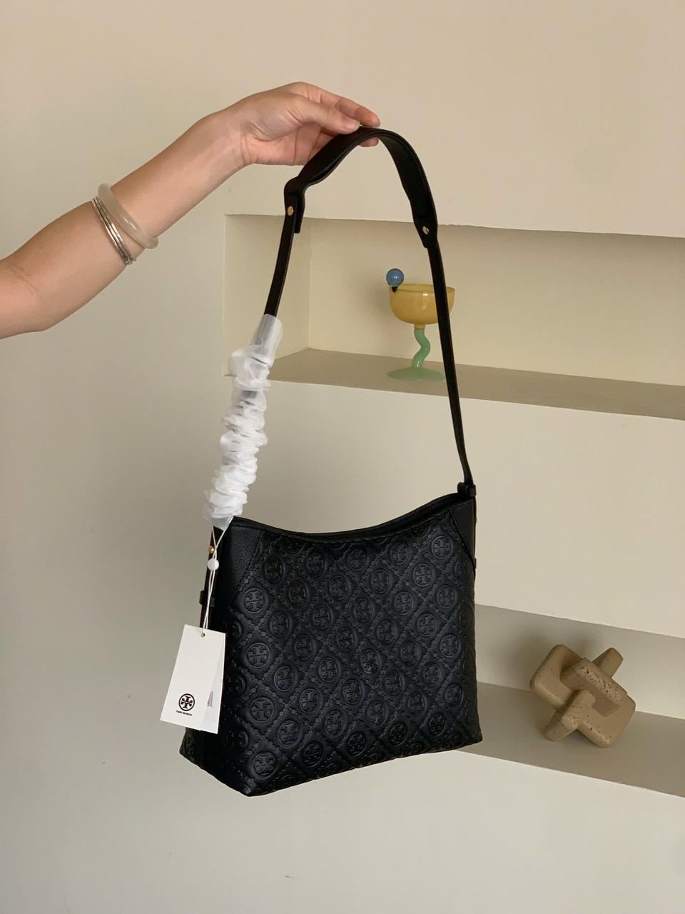 토리버치 T모노그램 페블드 메신져백175641