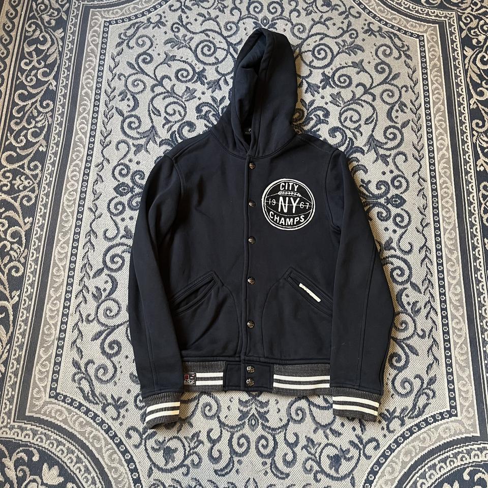 S 폴로 후드 바시티 자켓/W2350