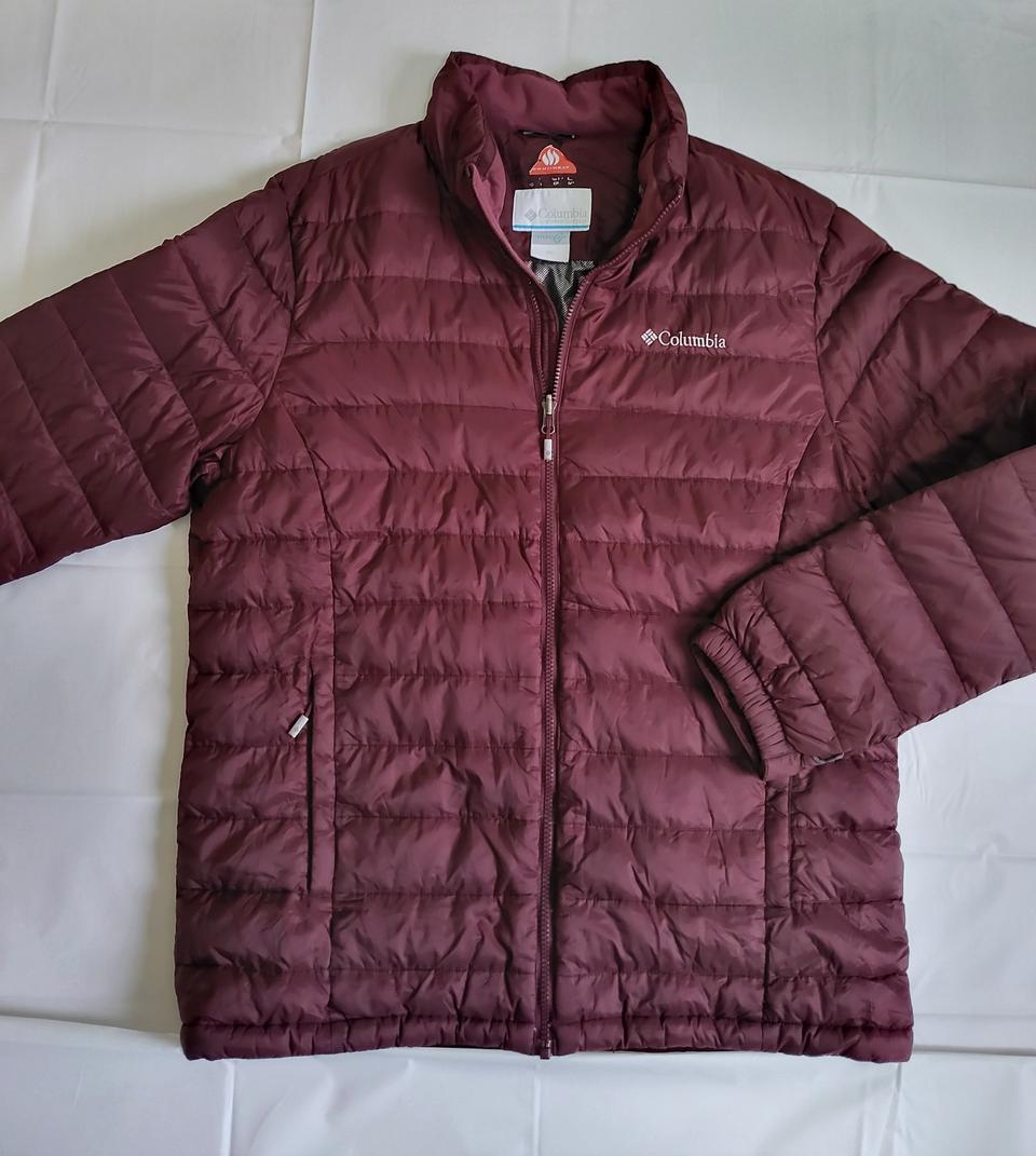 콜롬비아 구스경량 패딩 버건디 XXL(110)