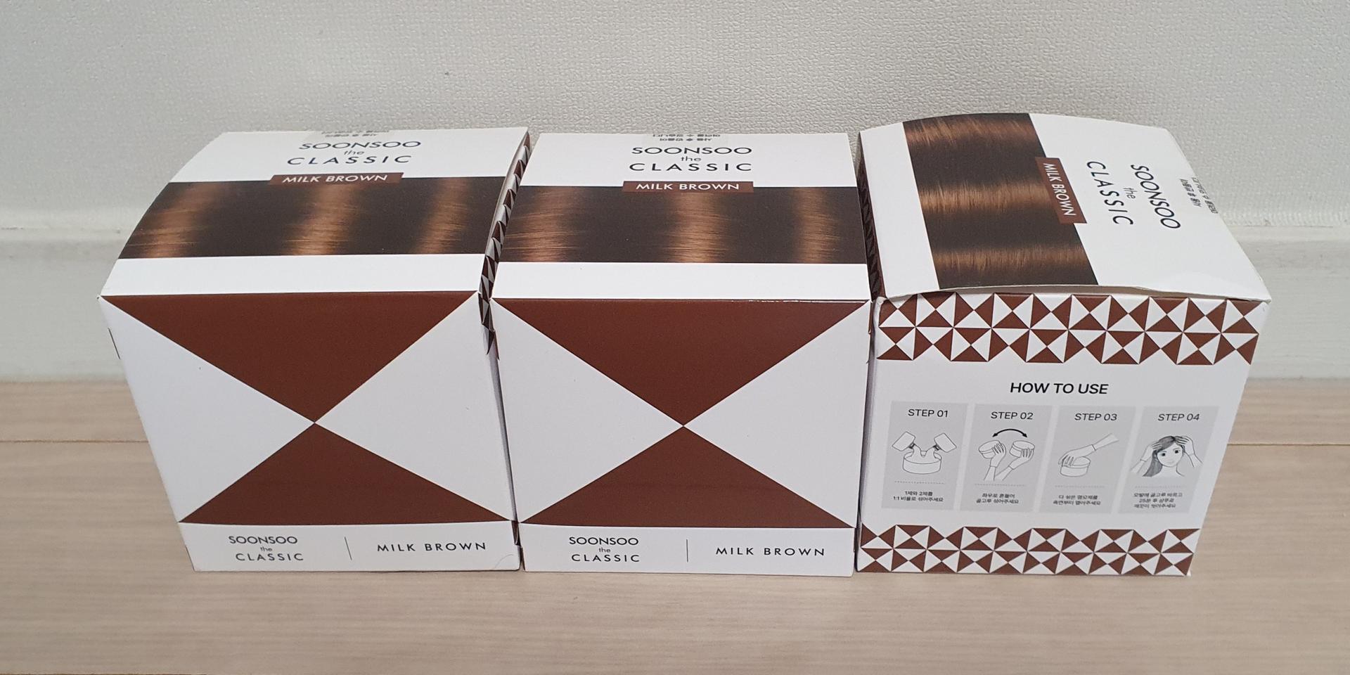 순수 더 클래식 염색제 25년최신상 밀크브라운