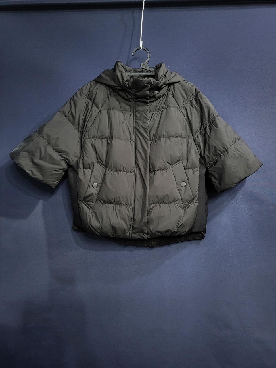 지스튜디오 구스다운 7부 패딩