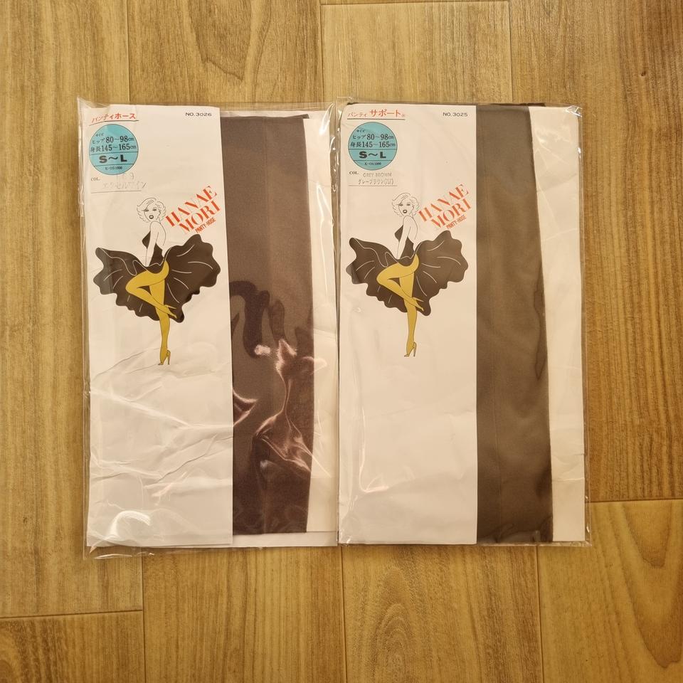 일본수입 하네모리 칼라 팬티스타킹 2장일괄