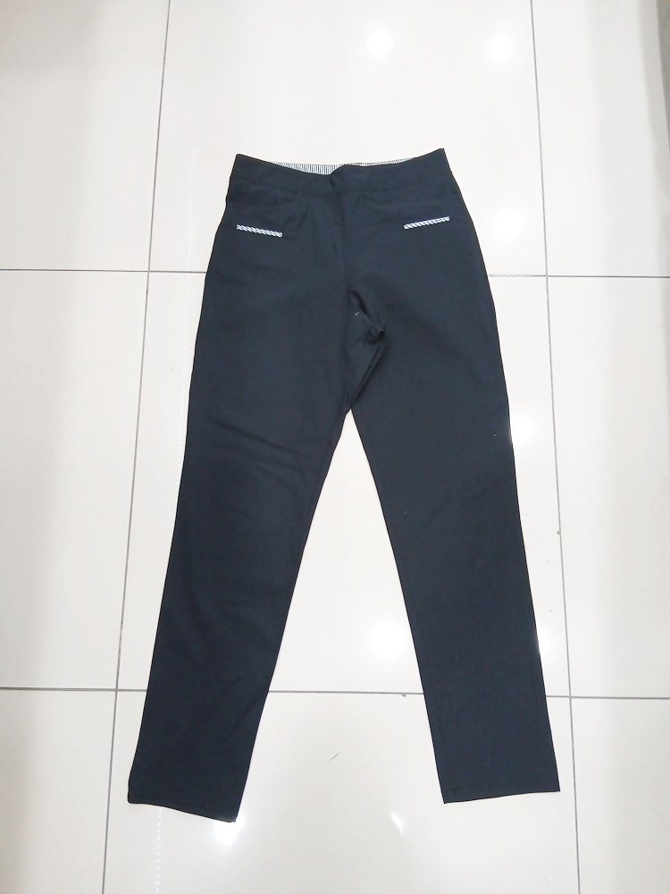 66사이즈 허리밴딩 얇은봄가을 슬랙스 신축성 중고 