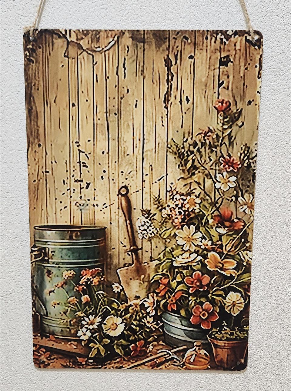 새상품)빈티지  철제 그림액자 인테리어소품