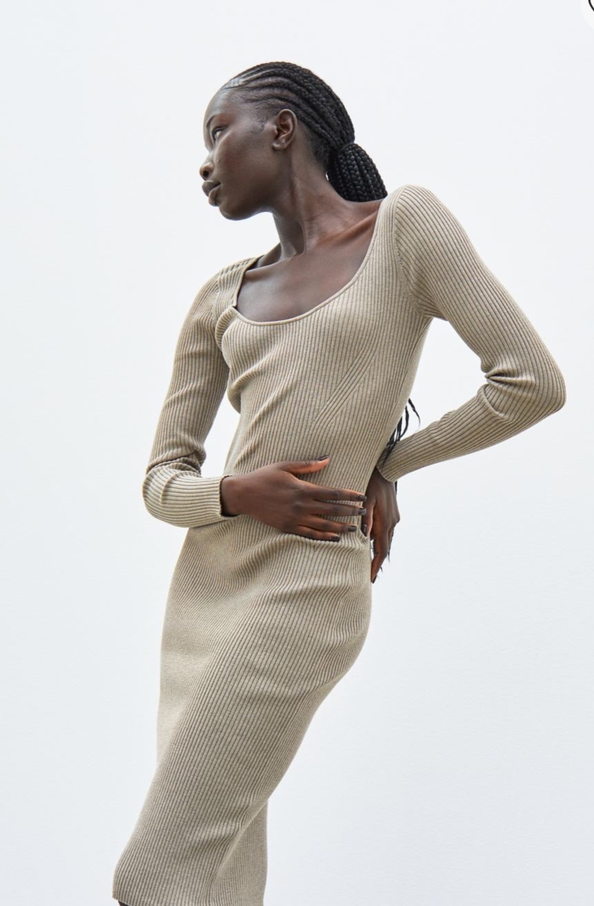 <H&M> 골지 원피스