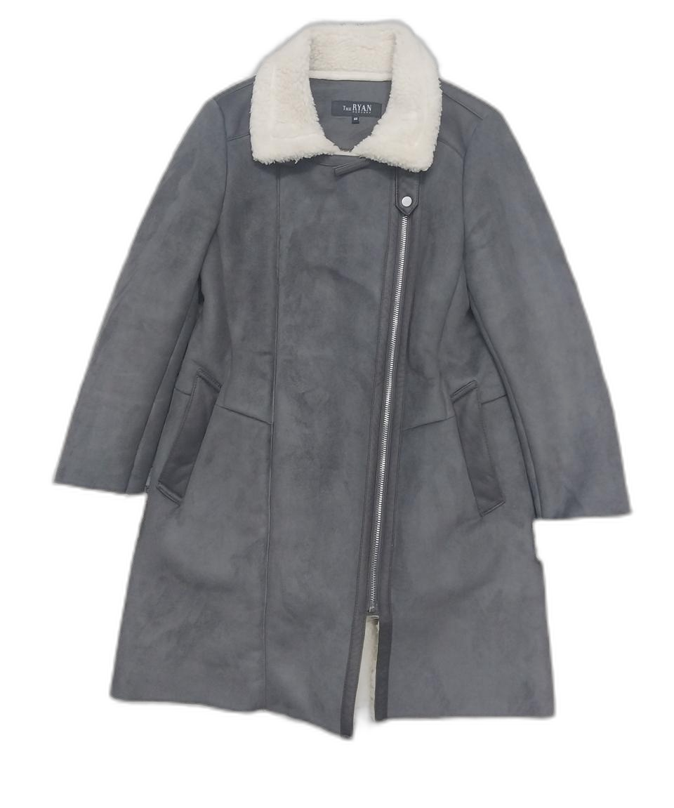 RYAN 무스탕 코트 그레이 66