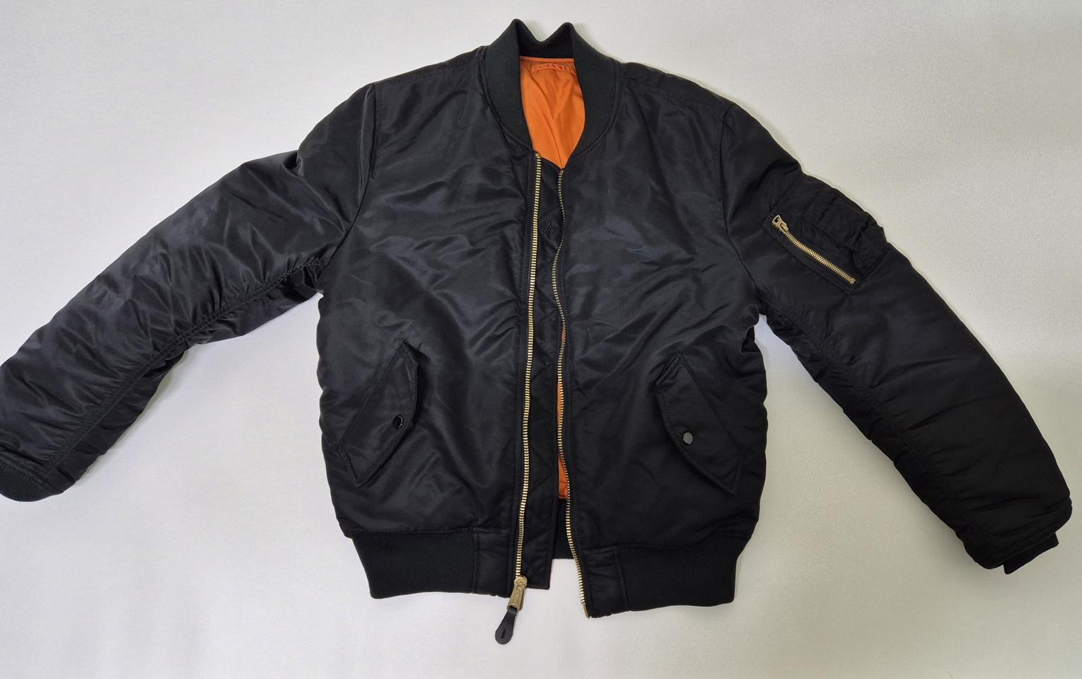 알파인더스트리 MA-1 항공 점퍼 블랙