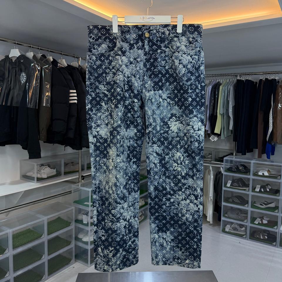 [리오브] 루이비통 태피스트리 모노그램 데님 팬츠