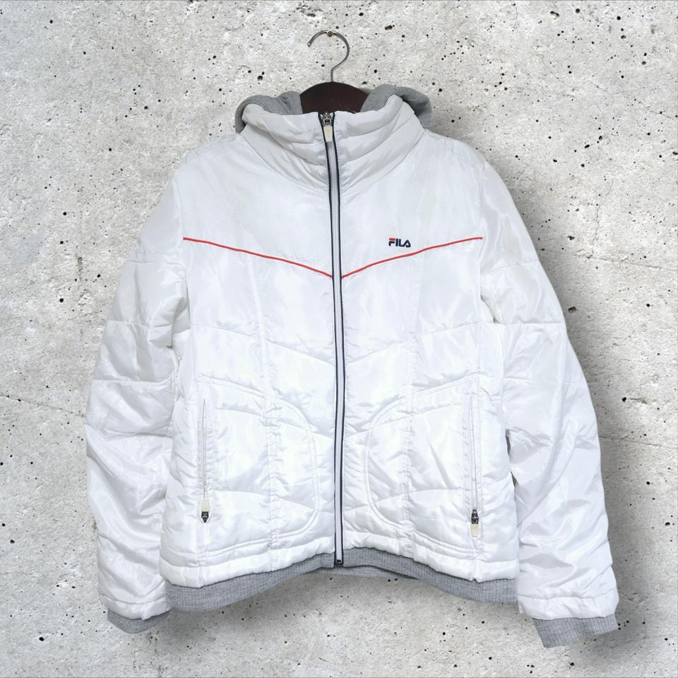 휠라 이중 후드 푸퍼 패딩 (95/M)