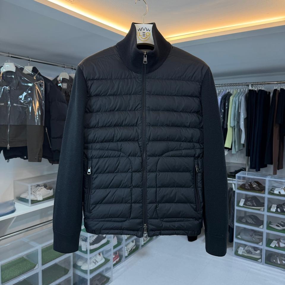 [리오브] 몽클레어 트리콧 울 가디건 니트 패딩