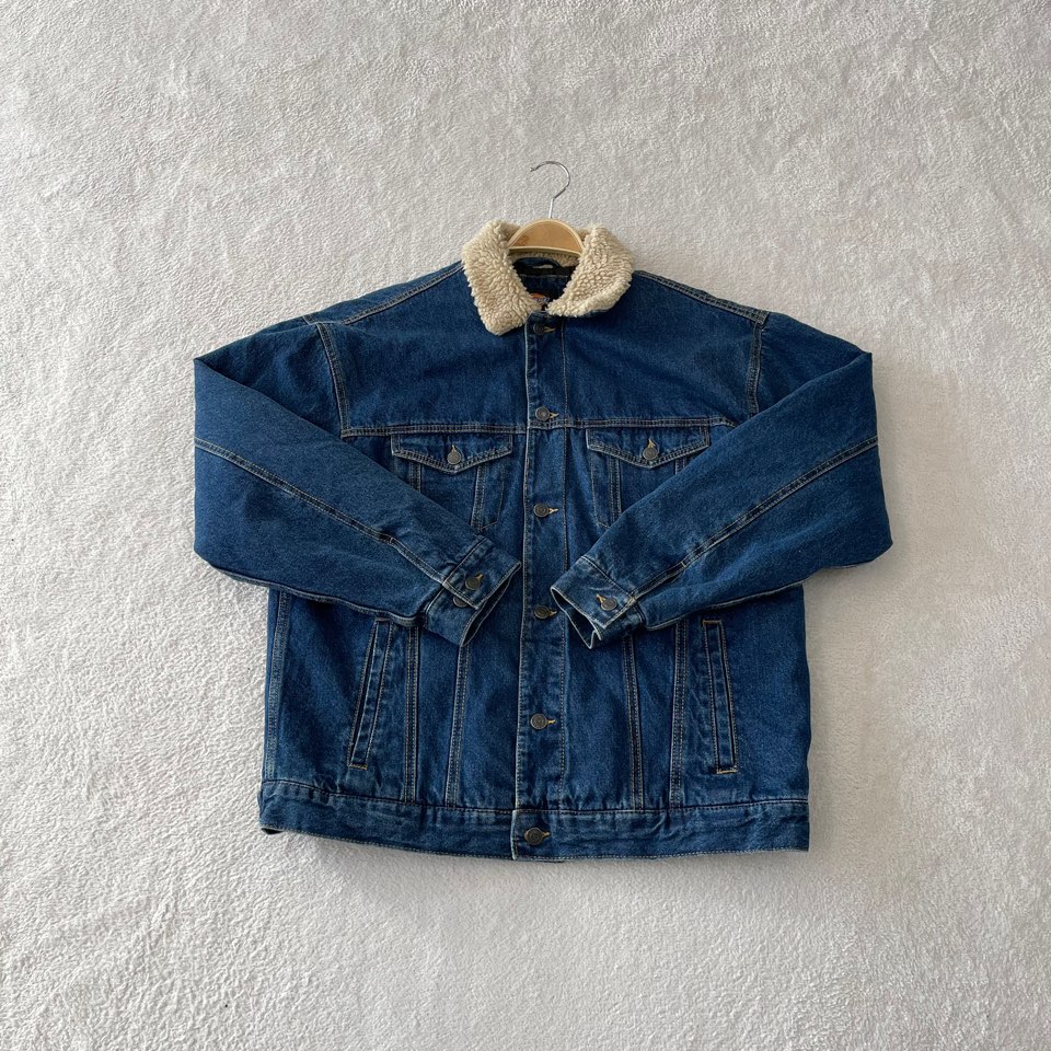 XL 디키즈 쉐르파 데님 누빔 청자켓 105