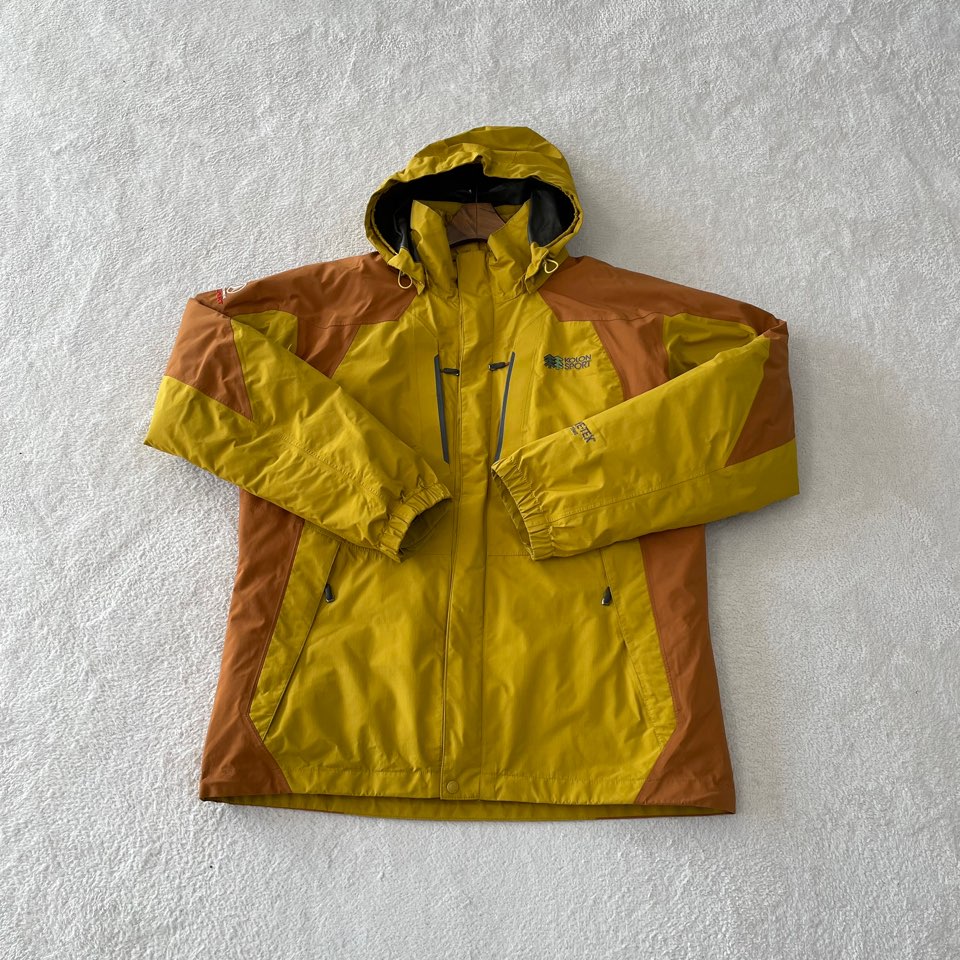 XL 코오롱 남성 고어텍스 구스다운 패딩 바람막이 105