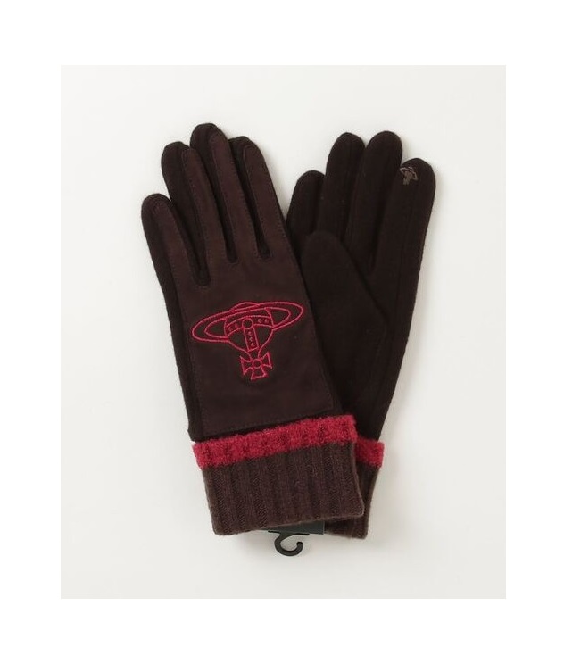 비비안 웨스트우드 빅 orb 저지 글러브 초콜릿 (새상품)