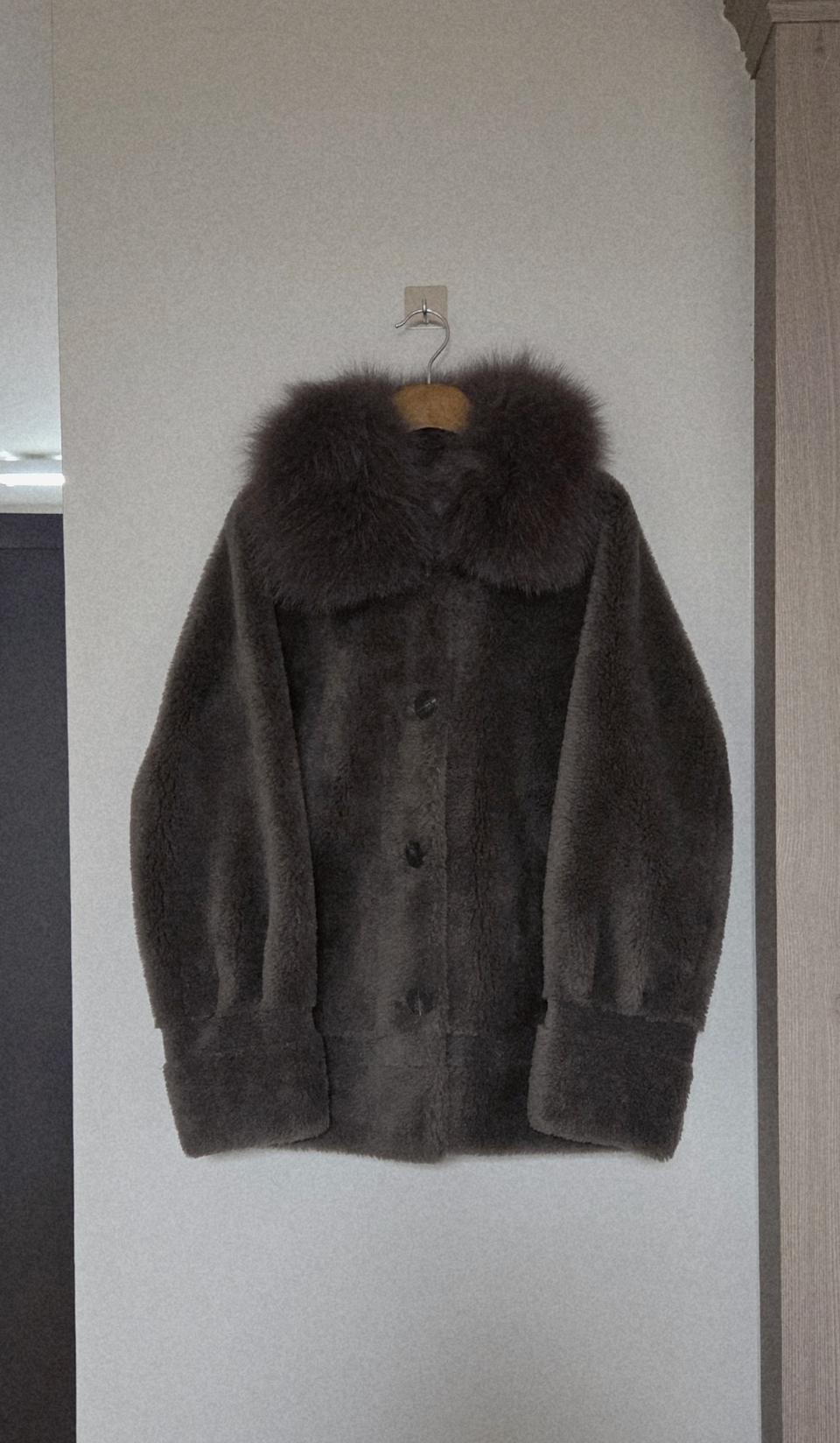 양모 사가폭스 천연 퍼 자켓 66