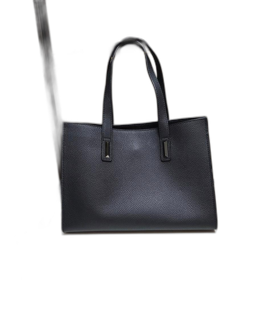 블랙 소가죽 백